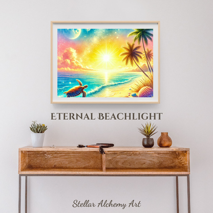 "Eternal Beachlight" Canvas 30x40 cm / 12x16″