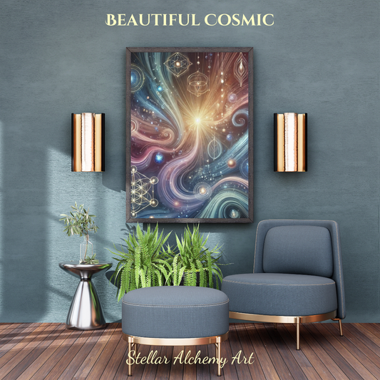 "Beautiful Cosmic"  Premium Matte Paper Poster