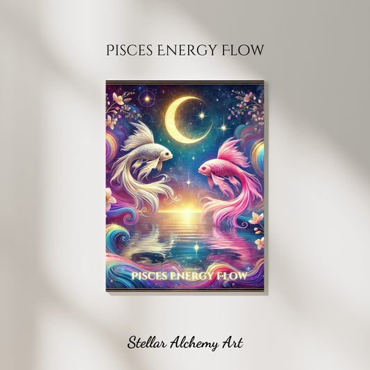 "Pisces Energy Flow" Fine Art Poster