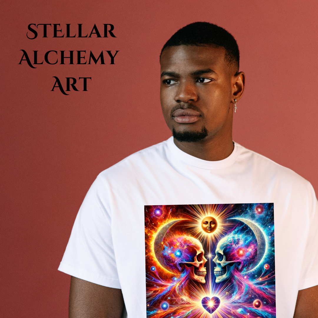 "The Divine Elements" Heavyweight Unisex Crewneck T-shirt | Gildan® 5000