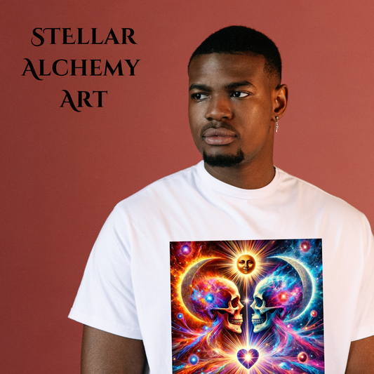 "The Divine Elements" Heavyweight Unisex Crewneck T-shirt | Gildan® 5000